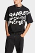 Мужская чёрная футболка Dsquared2 Pop '80s