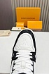 Кожаные кроссовки Louis Vuitton Trainer Monogram - White / Black
