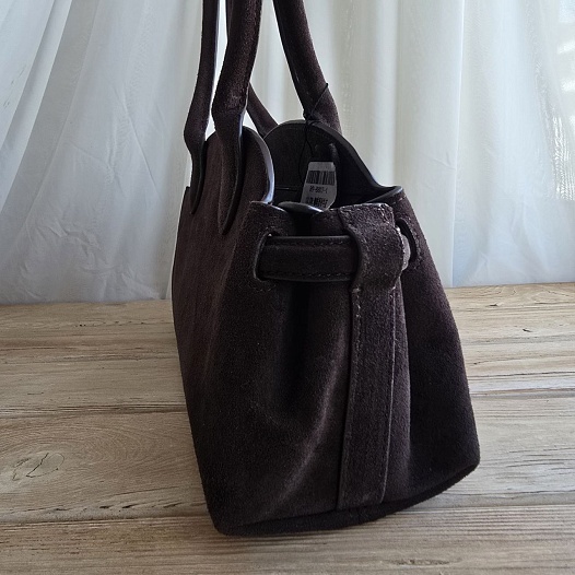 Замшевая сумка Coach 33x16 см   