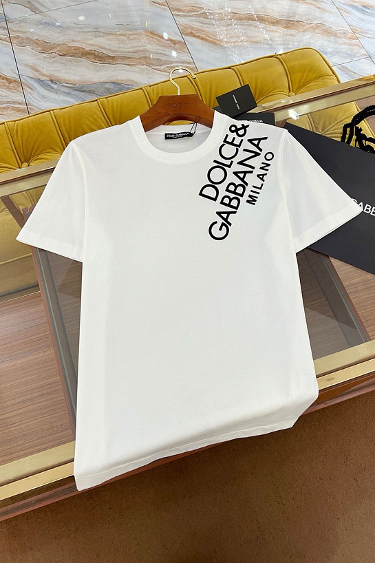 Мужская футболка Dolce & Gabbana Premium - White