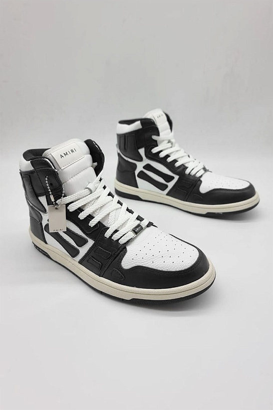 Кожаные кроссовки Amiri Skel high-top