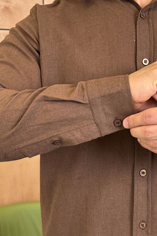 Мужская рубашка Роlо Ralрh Lаurеn коричневого цвета