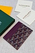 Кожаный кардхолдер Goyard Saint Sulpice premium 10.5x7 см