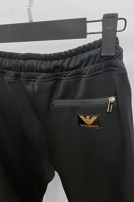 Мужские чёрные штаны Emporio Armani All Areas