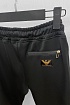 Мужские чёрные штаны Emporio Armani All Areas