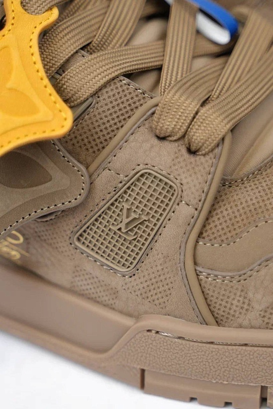 Мужские кроссовки Louis Vuitton Trainer - Beige