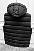 Чёрный жилет Tommy Hilfiger embroidered-logo