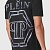 Мужская чёрная футболка Philipp Plein Hexagon