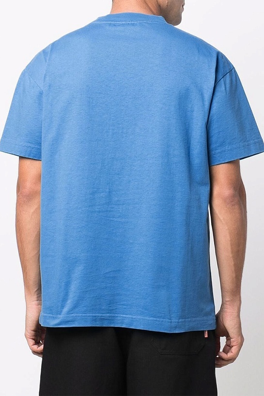 Синяя оверсайз футболка Palm Angels "Unspoken"