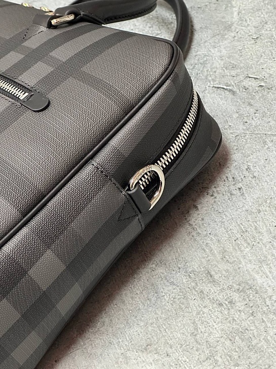 Мужской портфель Burberry Ainsworth Premium 37x26x9 см - Black