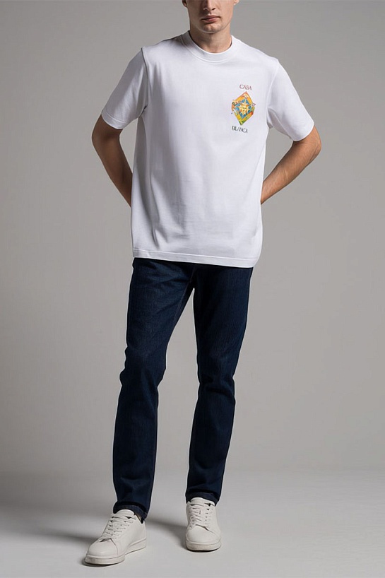 Футболка белого цвета Casablanca Les Elements