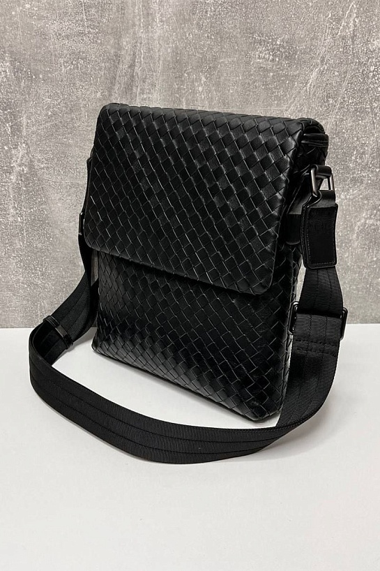 Кожаная сумка Bottega Veneta Intrecciato 27x24 см