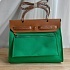 Женская сумка Hermes HerBag 30x25 см - Green