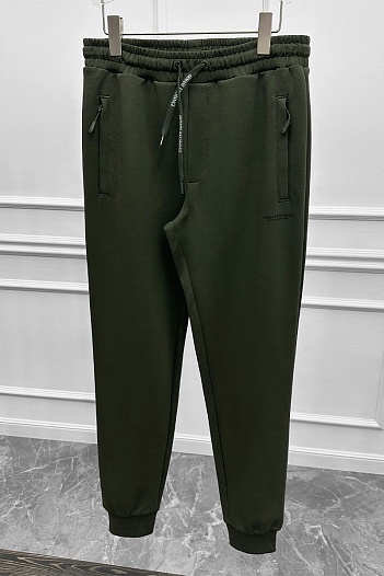 Мужские спортивные штаны Armani Exchange зелёного цвета   