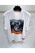Белая оверсайз футболка Heron Preston
