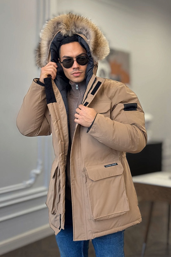 Мужская парка Canada Goose Expedition - Brown