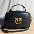 Женская кожаная сумка 22x15 - Black