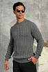 Мужской свитер Polo Ralph Lauren cable-knit - Grey