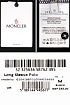 Чёрное поло с длинным рукавом Moncler logo-patch