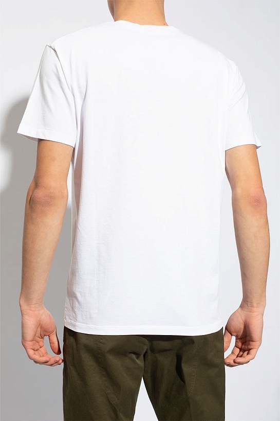 Мужская белая футболка Dsquared2 Suburbans