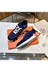 Мужские замшевые кроссовки Hermes Bouncing - Blue