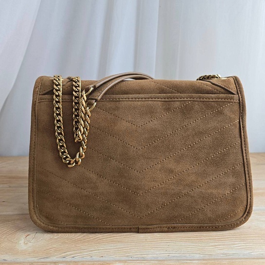 Замшевая сумка Yves Saint Laurent 28x19 см