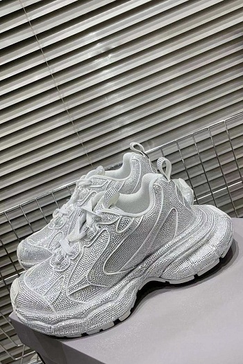 Женские кроссовки Balenciaga 3XL Rhinestones premium   