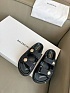 Женские шлёпанцы Balenciaga Jacquard Premium - Black