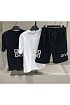 Мужские шорты Givenchy flocked logo - Black