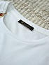 Мужская белая футболка Loro Piana premium