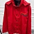 Мужская красная ветровка Prada Linea Rossa logo