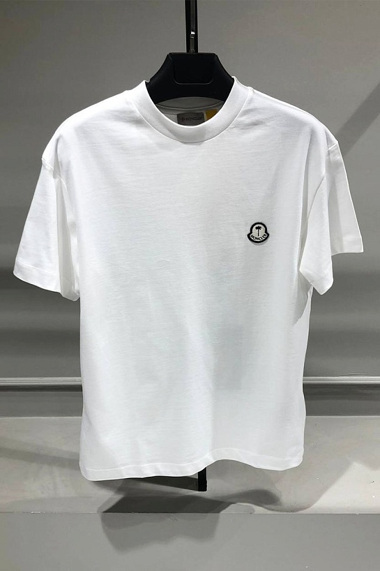 Белая оверсайз футболка Moncler Genius 8 x Palm Angels