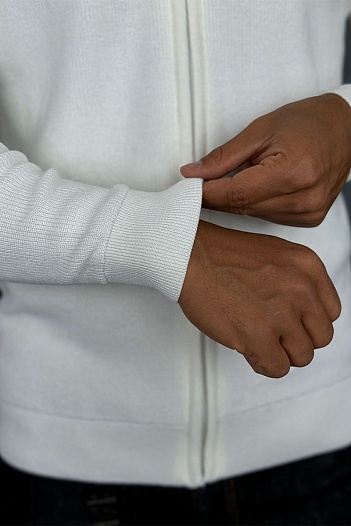 Мужская кофта Paul & Shark zip-up - White   