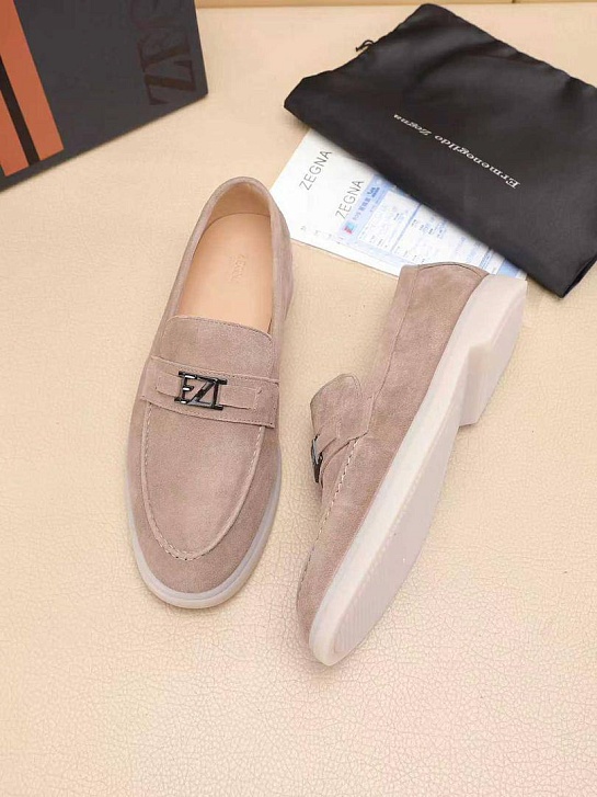 Мужские замшевые лоферы Ermenegildo Zegna