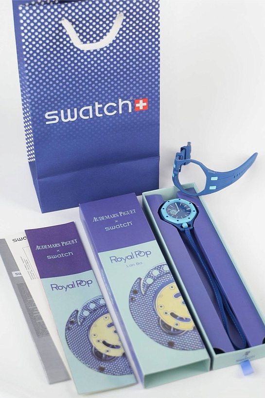 Часы Audemars Piguet x Swatch "Royal Pop" Lan Ba premium