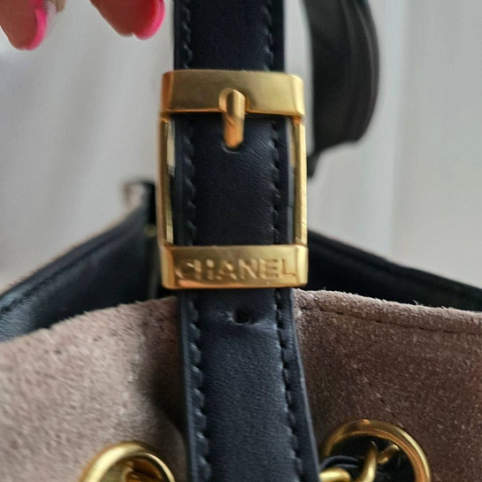 Женская комбинированная сумка Chanel 36x26 см