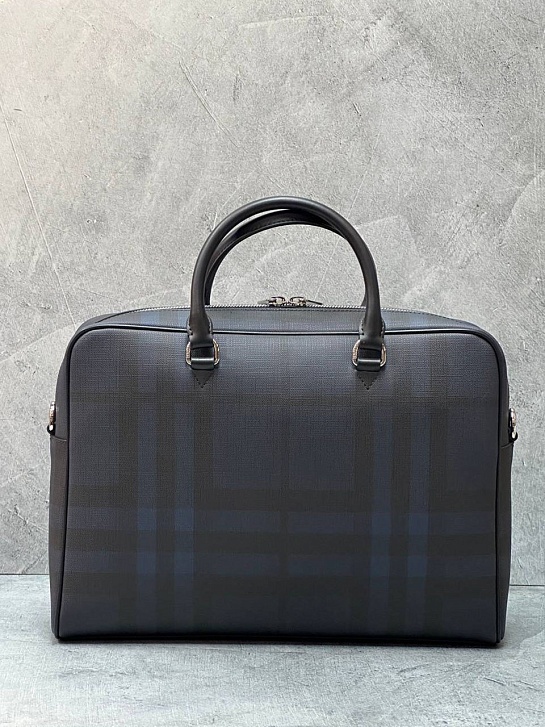 Мужской портфель Burberry Ainsworth Premium 37x26x9 см - Navy