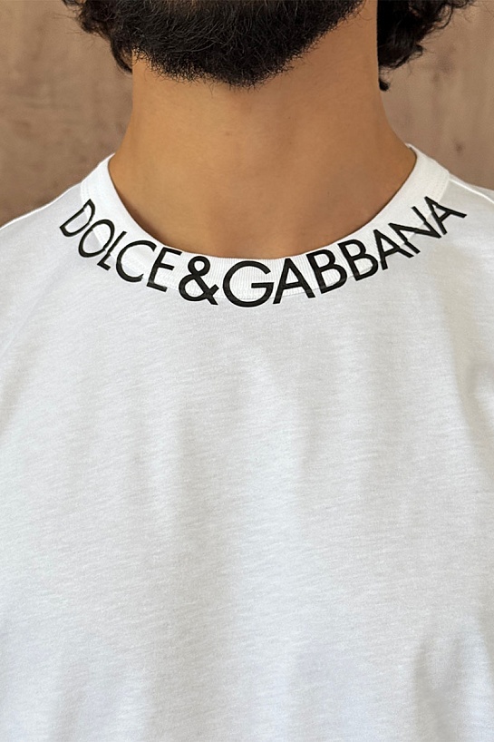 Футболка белого цвета Dolce&Gabbana