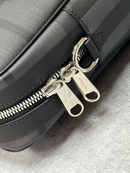 Мужской портфель Burberry Ainsworth Premium 37x26x9 см - Black