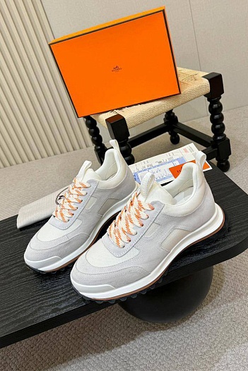 Мужские кроссовки Hermes Jimmy - White   