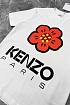 Белая футболка Kenzo Boke Flower graphic print