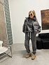 Женский серый костюм тройка MIU MIU