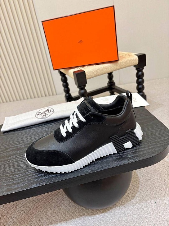Мужские кроссовки Hermes Bouncing - Black / White