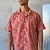 Мужская красная рубашка Dolce & Gabbana floral-print