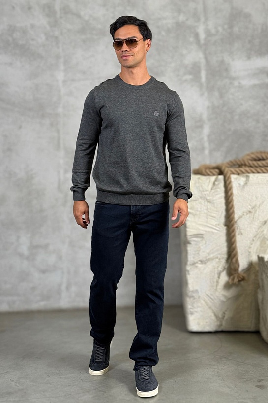 Мужской серый джемпер Loro Piana