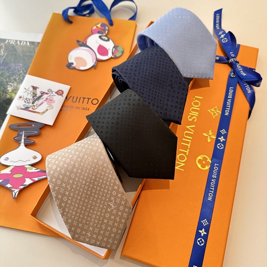 Галстук Louis Vuitton Monogram premium - Black