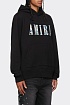 Мужское чёрное худи Amiri Paisley Core Logo