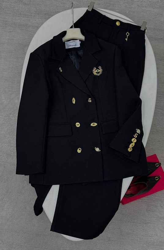 Женский костюм Schiaparelli premium - Black