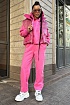 Женский розовый костюм тройка Moncler