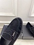 Женские замшевые лоферы Yves Saint Laurent premium